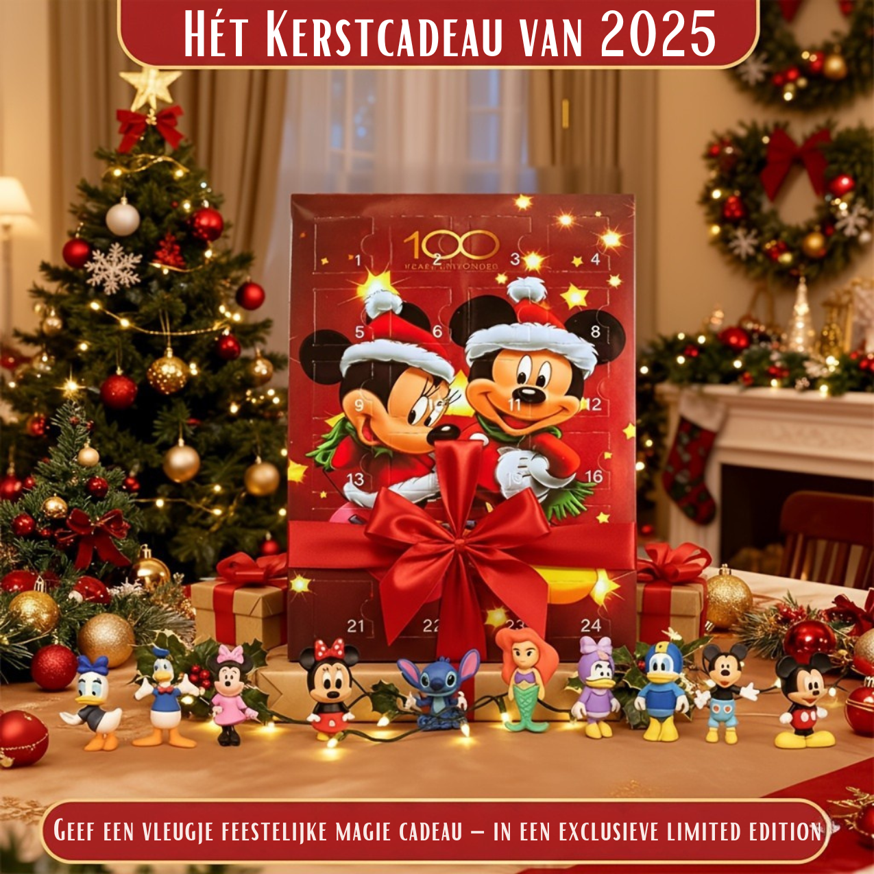 DisneyVault | Limited Edition Disney Advent Kalender Verzamelaarsset 100 Stuks