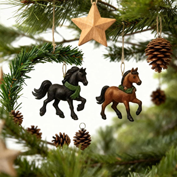 Magische Paarden Adventskalender 2025 – 24 Handgeschilderde Figuren voor Paardenliefhebbers