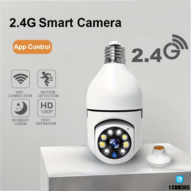 Slimme Lamp Camera met HD Kwaliteit, Nachtzicht en Twee-Weg Audio voor Verbeterde Hu beveiling