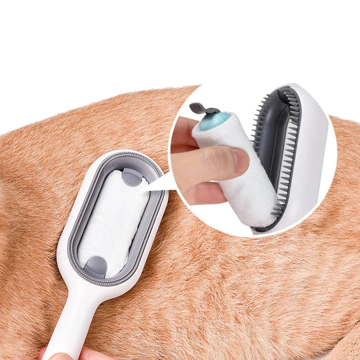 3-in-1 Borstel | Voor honden en katten | Massageborstel