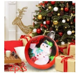 Opblaasbare Kerstbal Buiten Decoratie 60cm – Weerbestendige PVC Kerstdecoratie