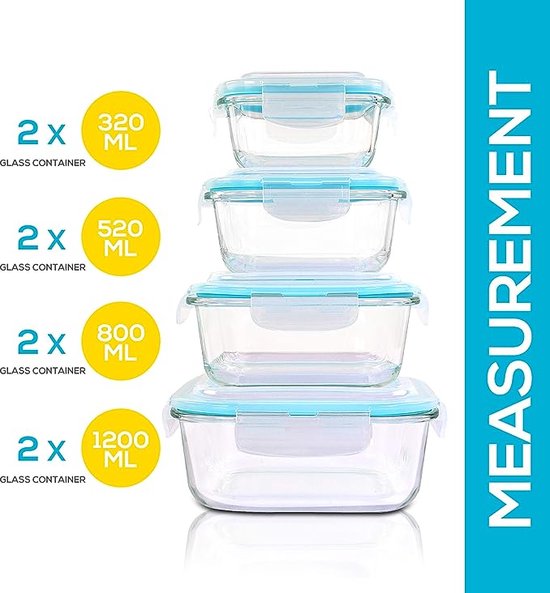 Bento PureGlass | Lunchbox van Borosilicaat glas