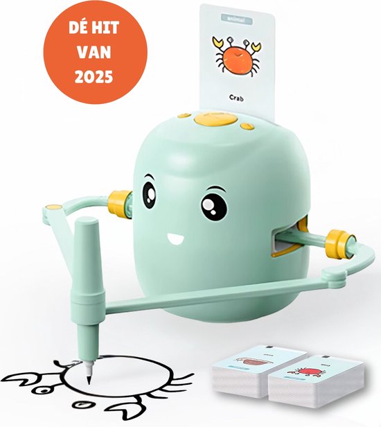 DrawMaster | Verbetert de tekenvaardigheid van een kind | Educatief speelgoed incl. 100 tekenkaarten