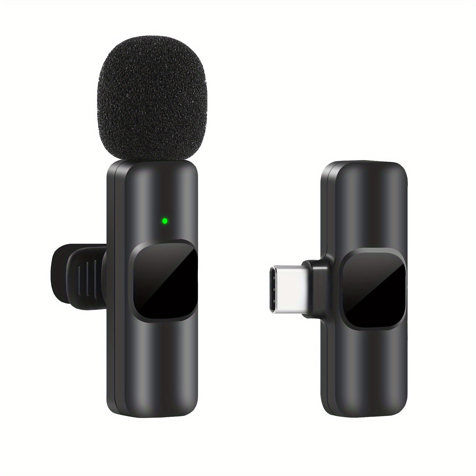 Draadloze Lavaliermicrofoon voor Video-opnames en Livestreaming – Compact Ontwerp met Hoge Geluidskwaliteit en USB-C Verbinding