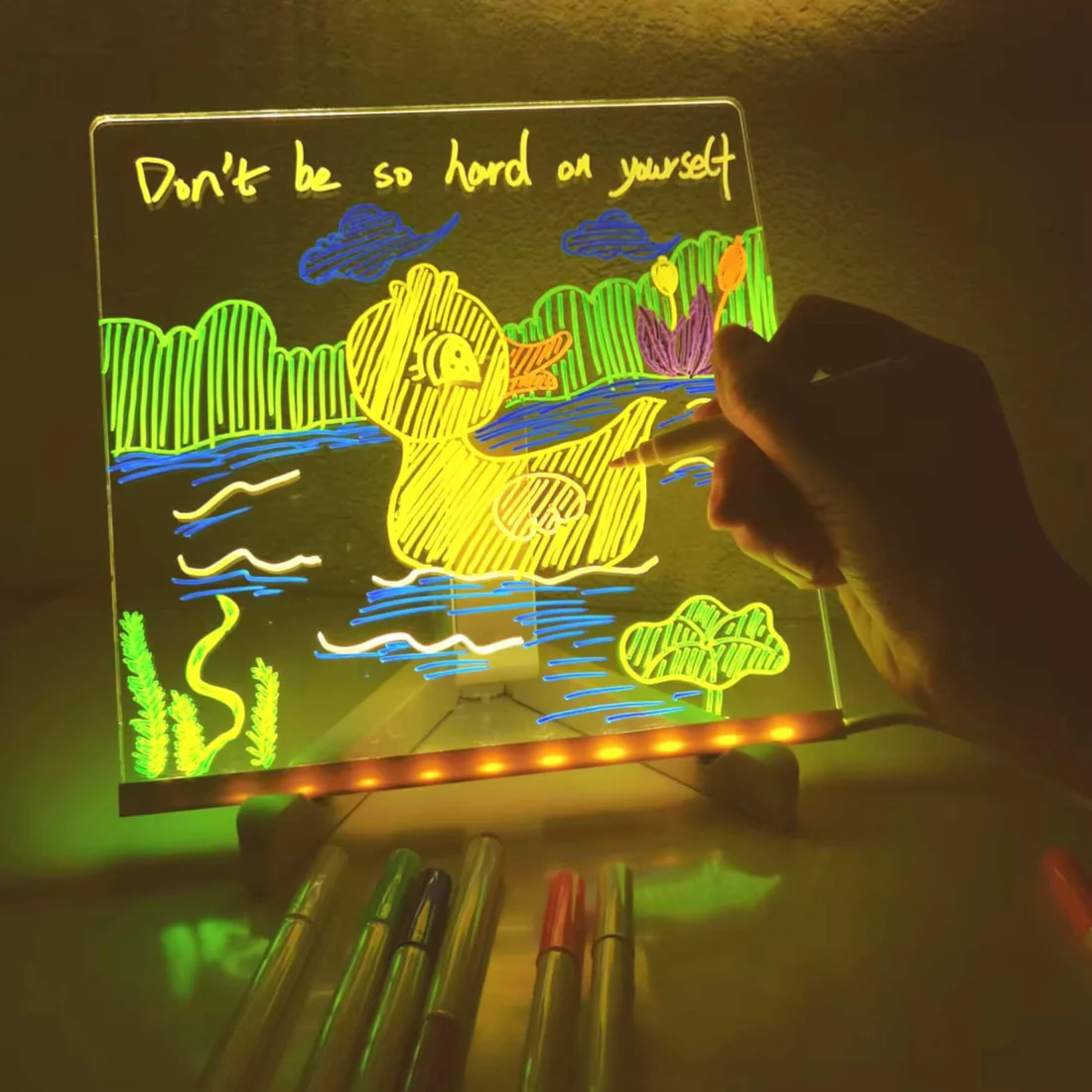 LumiArt LED-tekenbord | Creatief tekenbord voor briljante kunstwerken