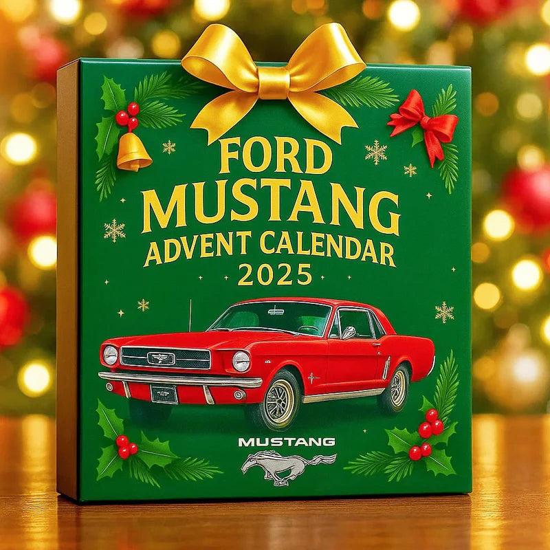 MustangMerry | Ford Mustang Adventskalender 2025 Feestelijke Vakantietelling