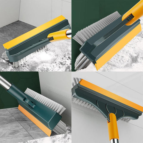 LuxClean Luxe Reinigingsborstel | 2-in-1 borstel met zachte schraper voor optimale reiniging