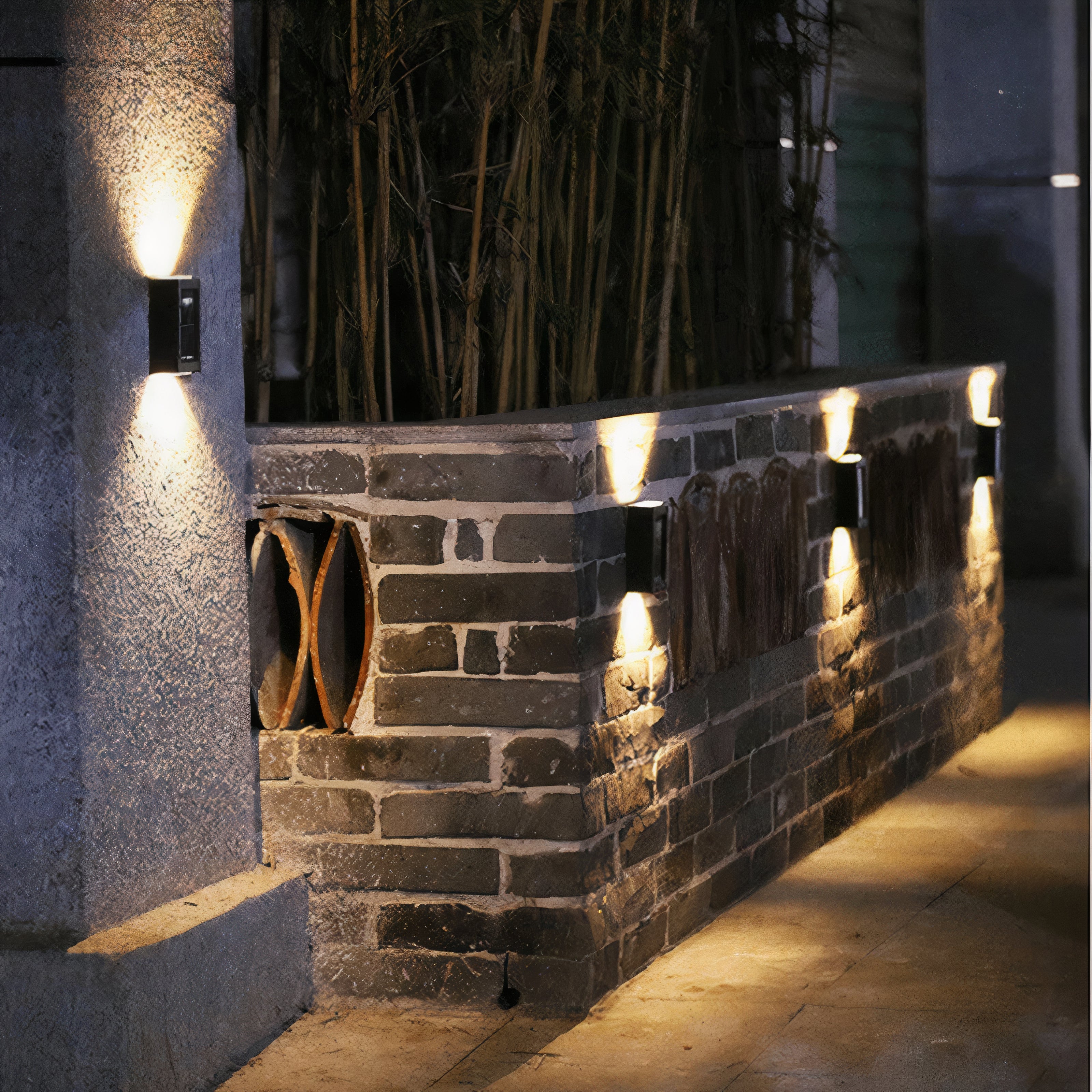 LuxeSolar Elegante LED Wandlamp | Duurzame zonne-energie met automatische werking