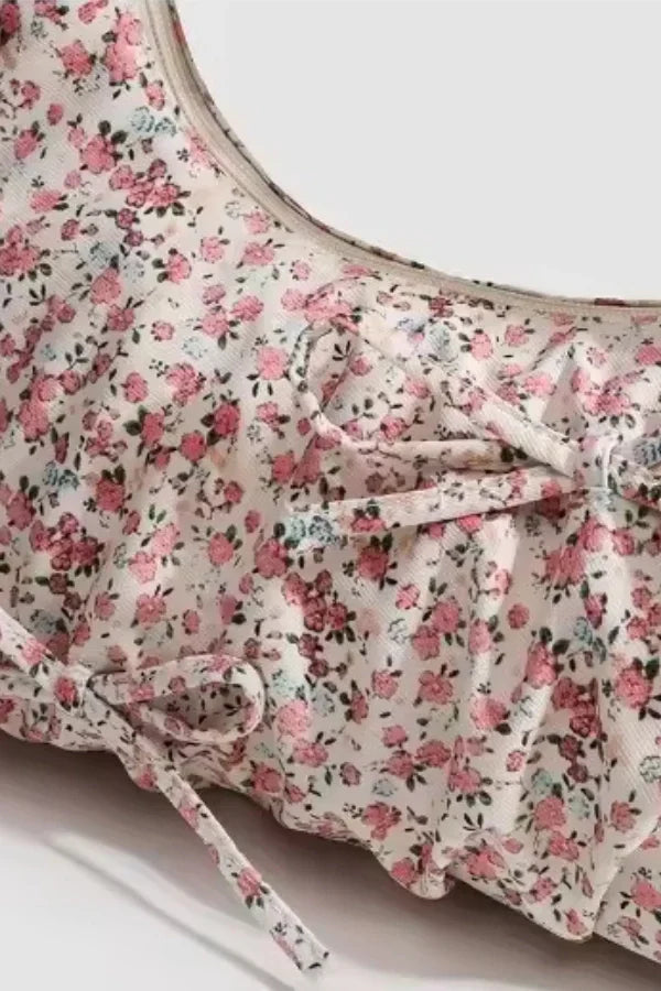 Dames Handtas Bloemenprint Één maat Polyester