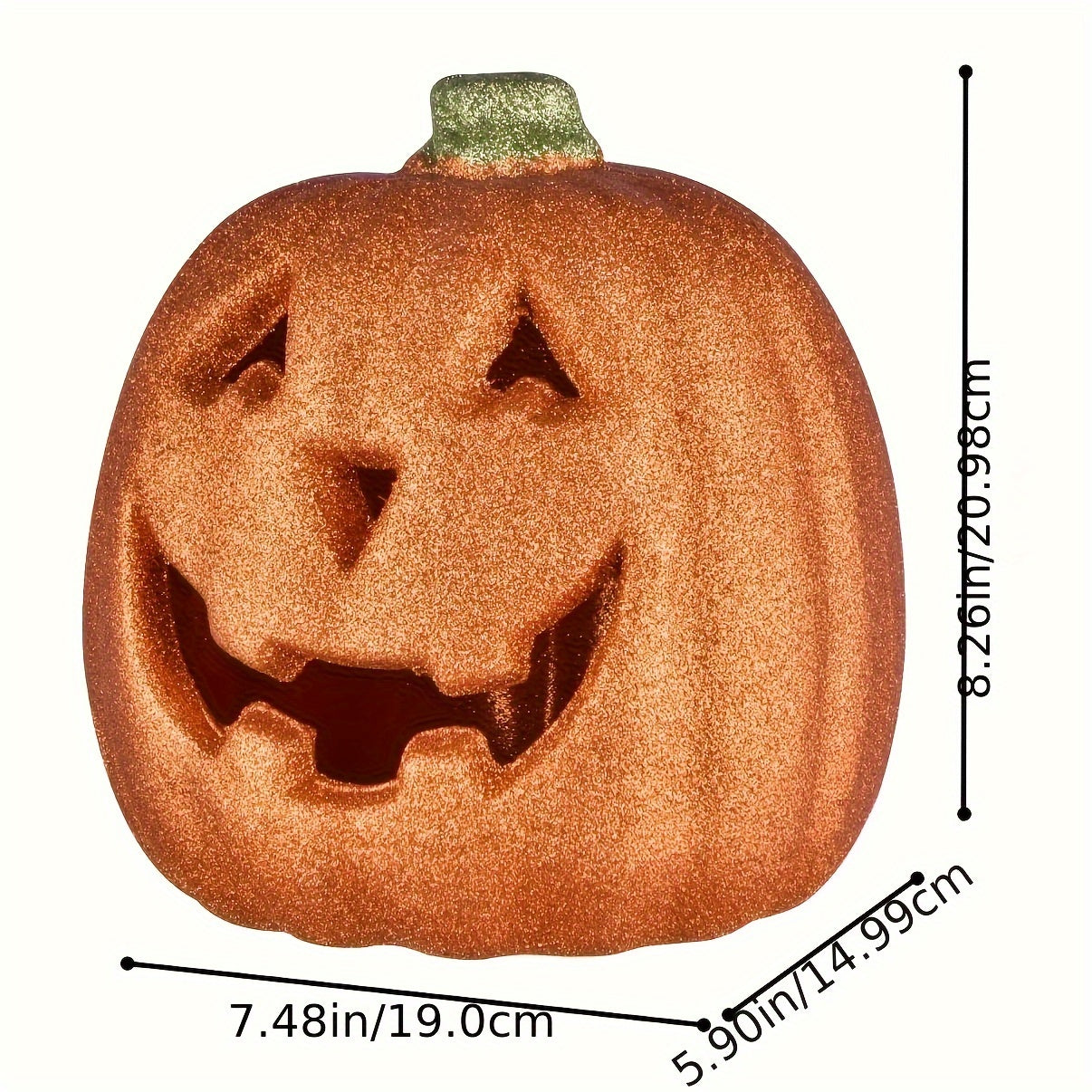 Gloeiende Lichtgevende Jack O'Lantern Halloween Decoratie | Op Batterijen