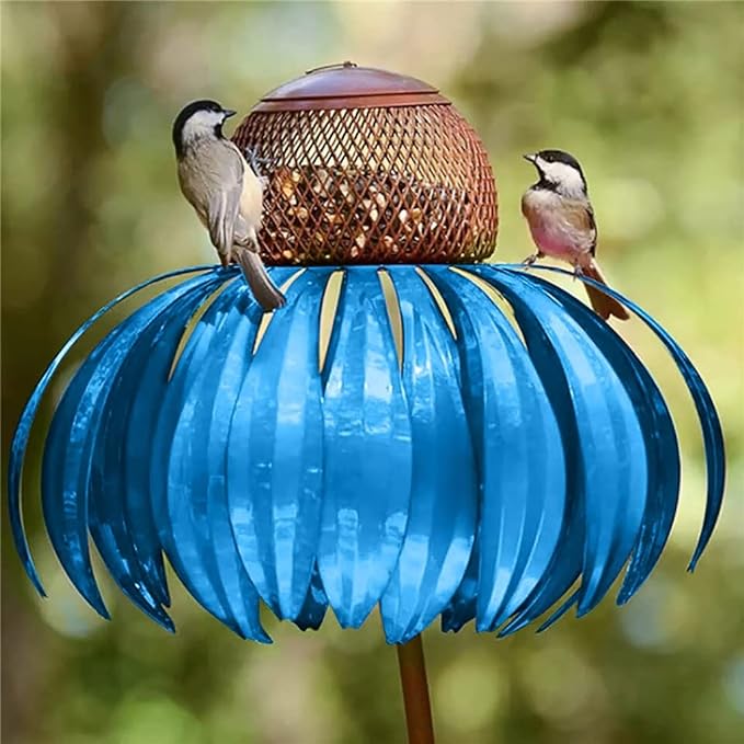 FloraNest Vogelvoederhuis | Geniet van gratis Kegelbloemen voor een kleurrijke tuin