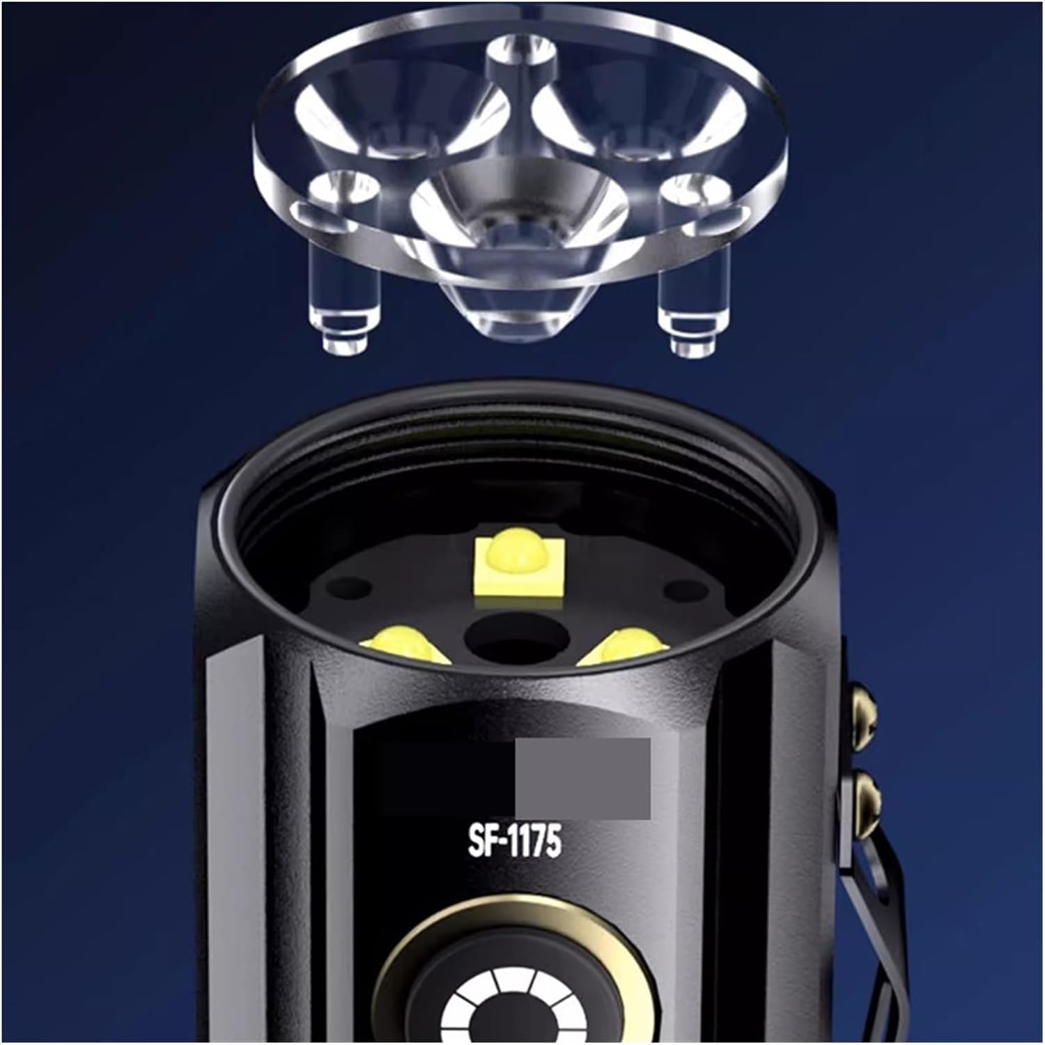 LuxeLuz Mini Zaklamp | Compact en krachtig voor draagbare verlichting