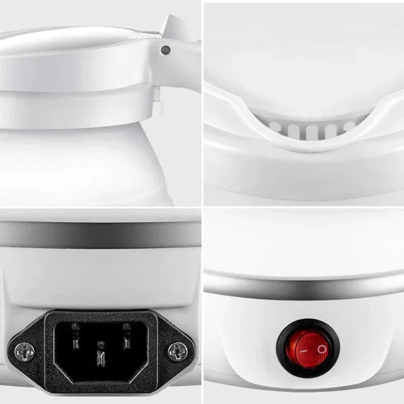 AquaElegance Luxe Opvouwbare Waterkoker | Perfect voor thuis en onderweg, stijlvol en praktisch