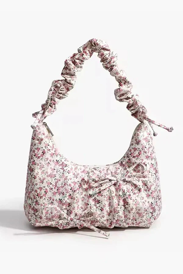 Dames Handtas Bloemenprint Één maat Polyester