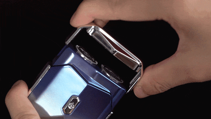 LuxRazor Elite Reis Scheerapparaat | Compact magnetisch ontwerp voor moeiteloos scheren onderweg