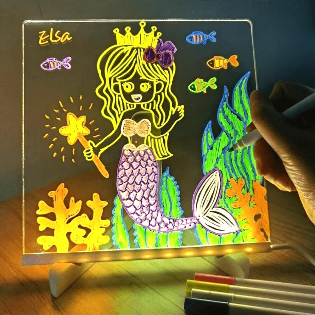 LumiArt LED-tekenbord | Creatief tekenbord voor briljante kunstwerken