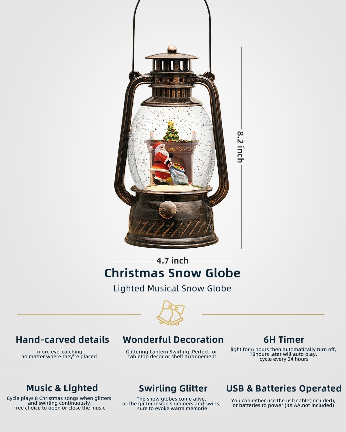 Herfstglans Decoratieve Lamp met Pompoenen – Warm LED-Licht en 6-Uur Timer