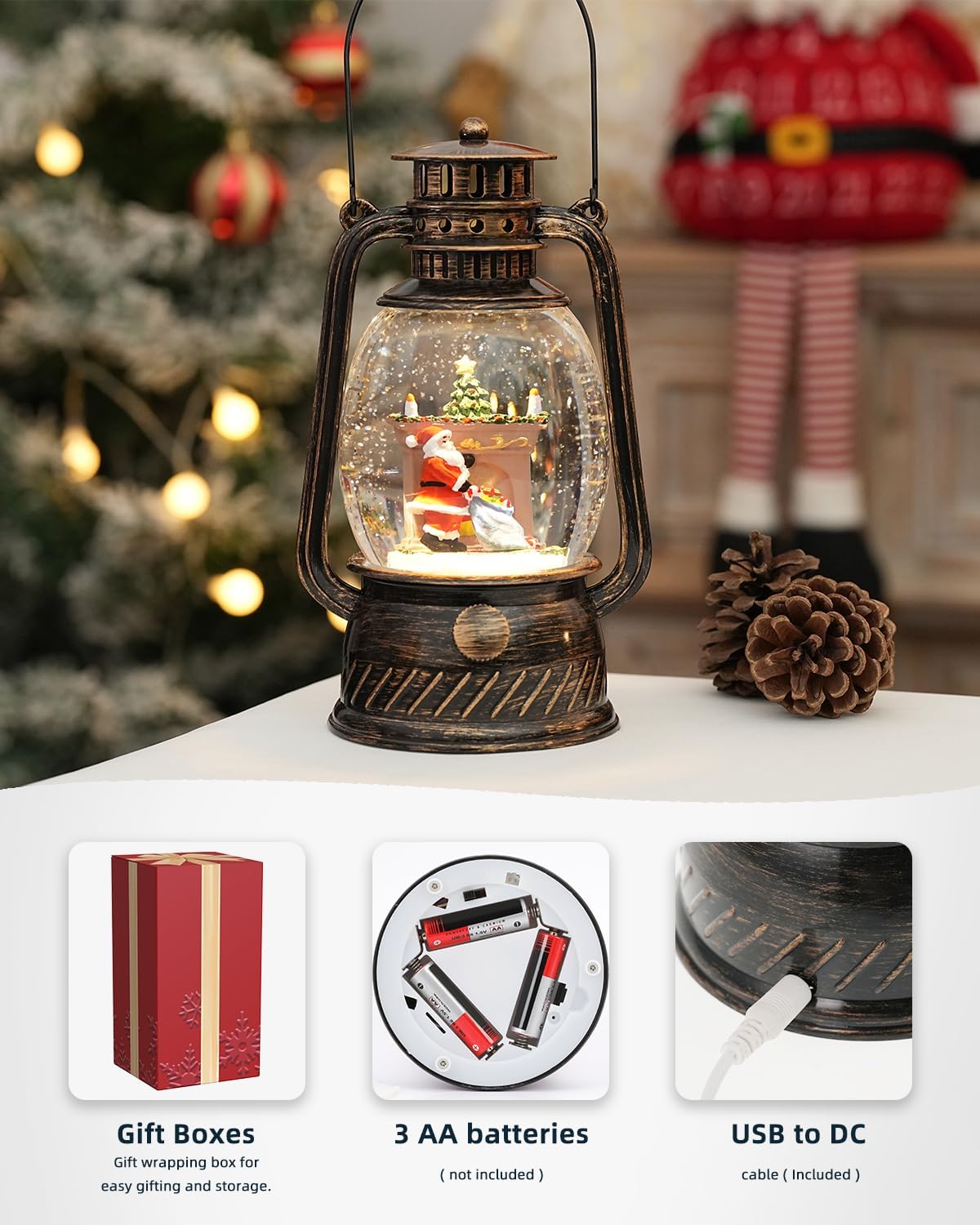 Herfstglans Decoratieve Lamp met Pompoenen – Warm LED-Licht en 6-Uur Timer