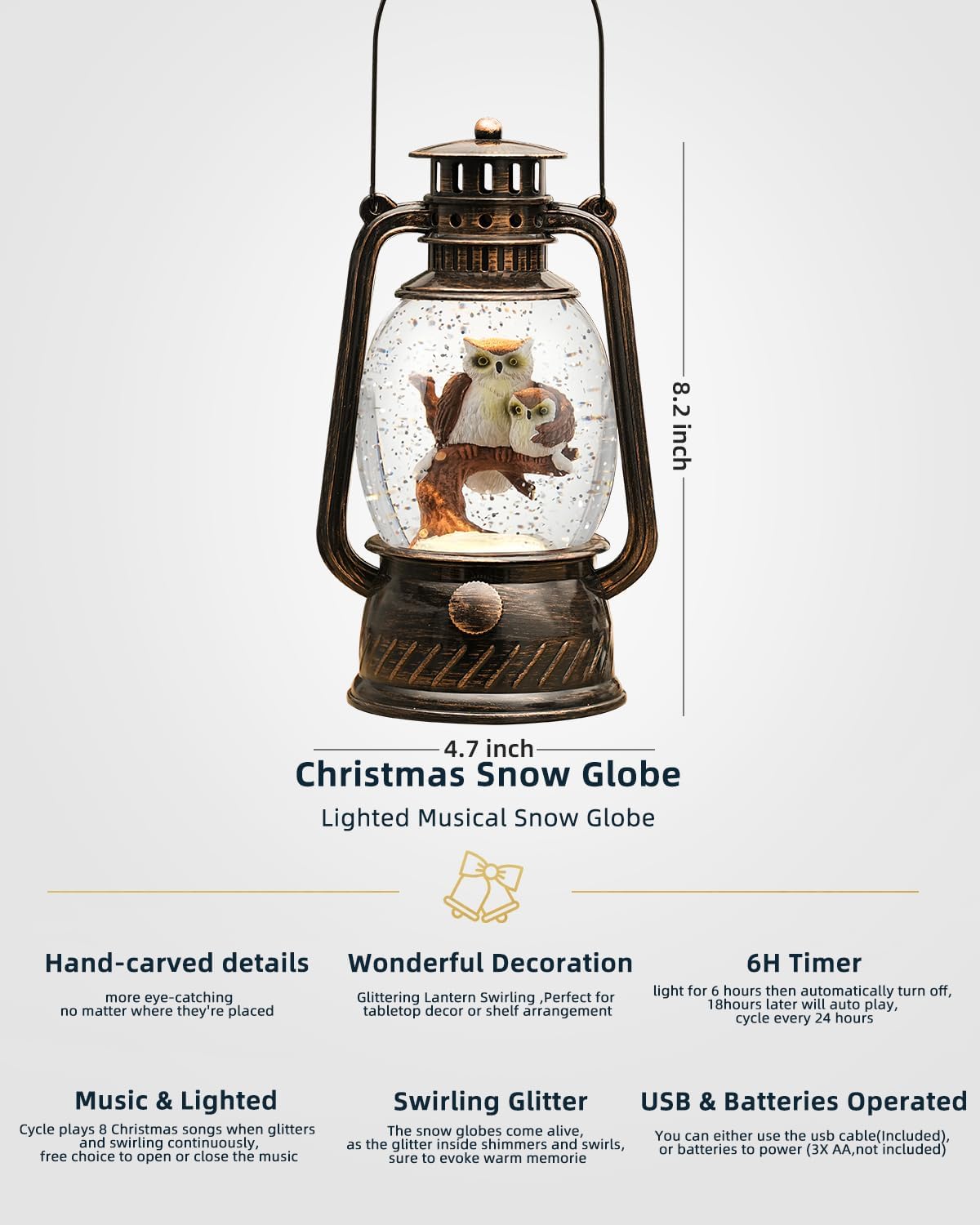 Herfstglans Decoratieve Lamp met Pompoenen – Warm LED-Licht en 6-Uur Timer