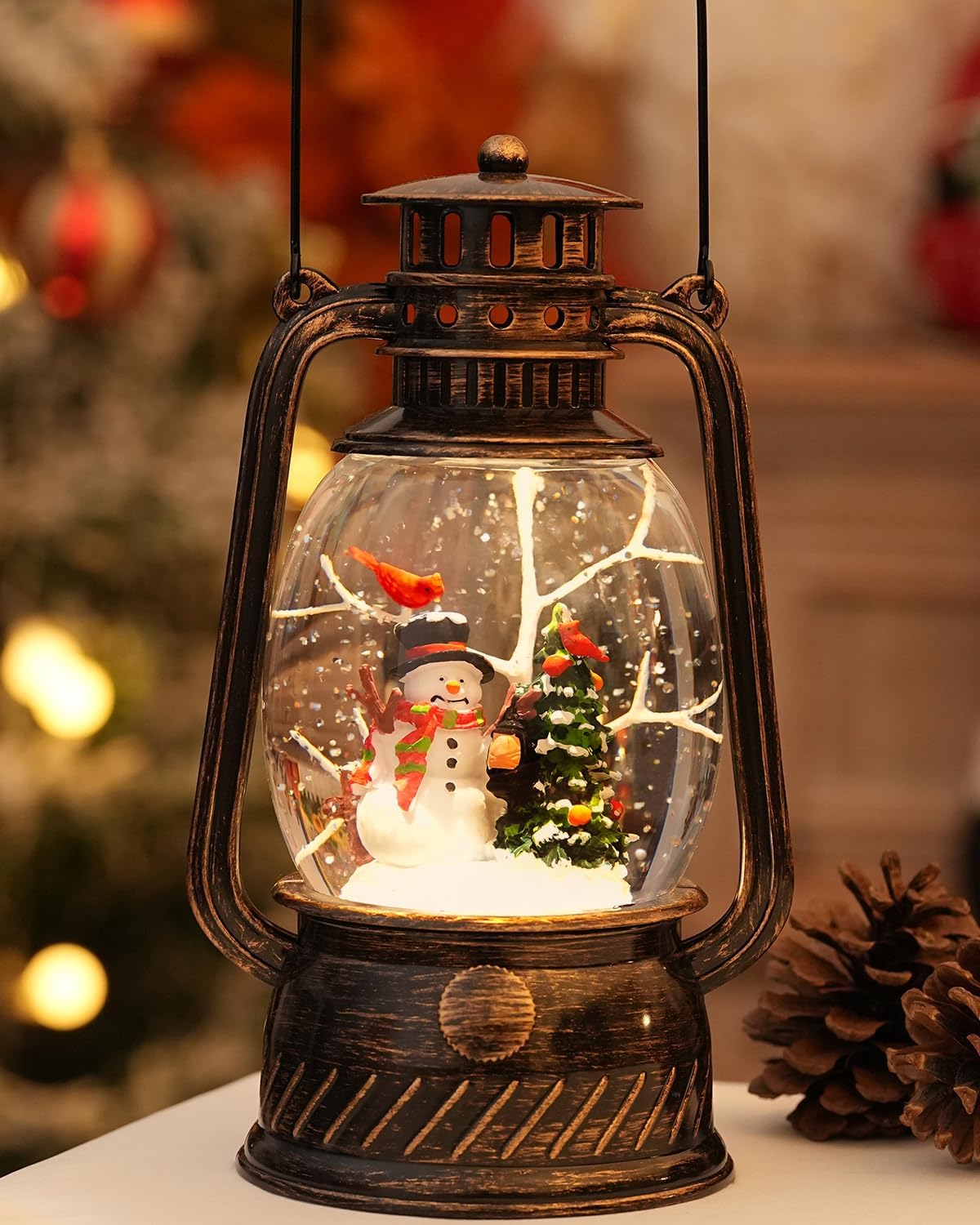 Herfstglans Decoratieve Lamp met Pompoenen – Warm LED-Licht en 6-Uur Timer