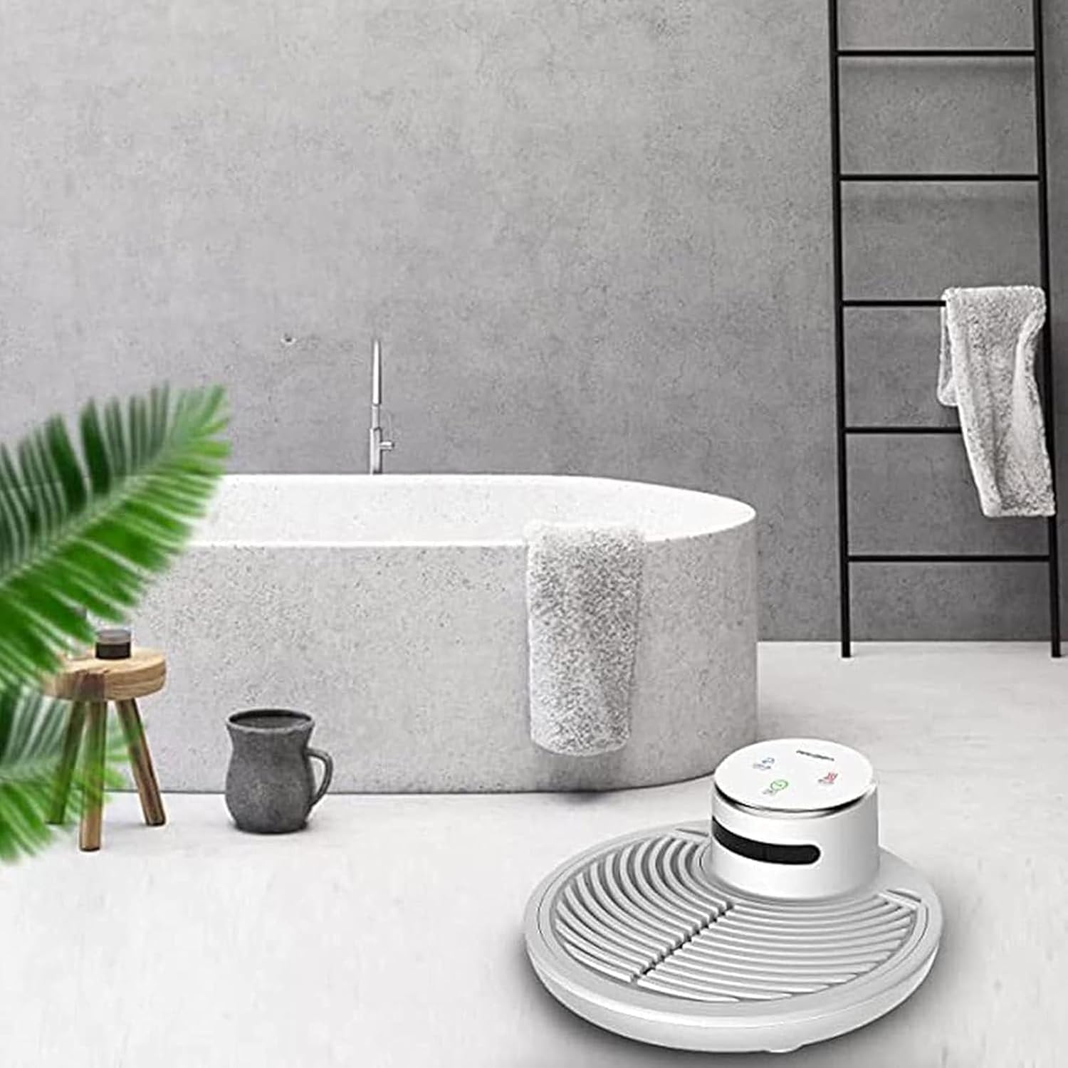 IonicWave Douche Droger | Volledig lichaam droger met warme en koude lucht, zware basis