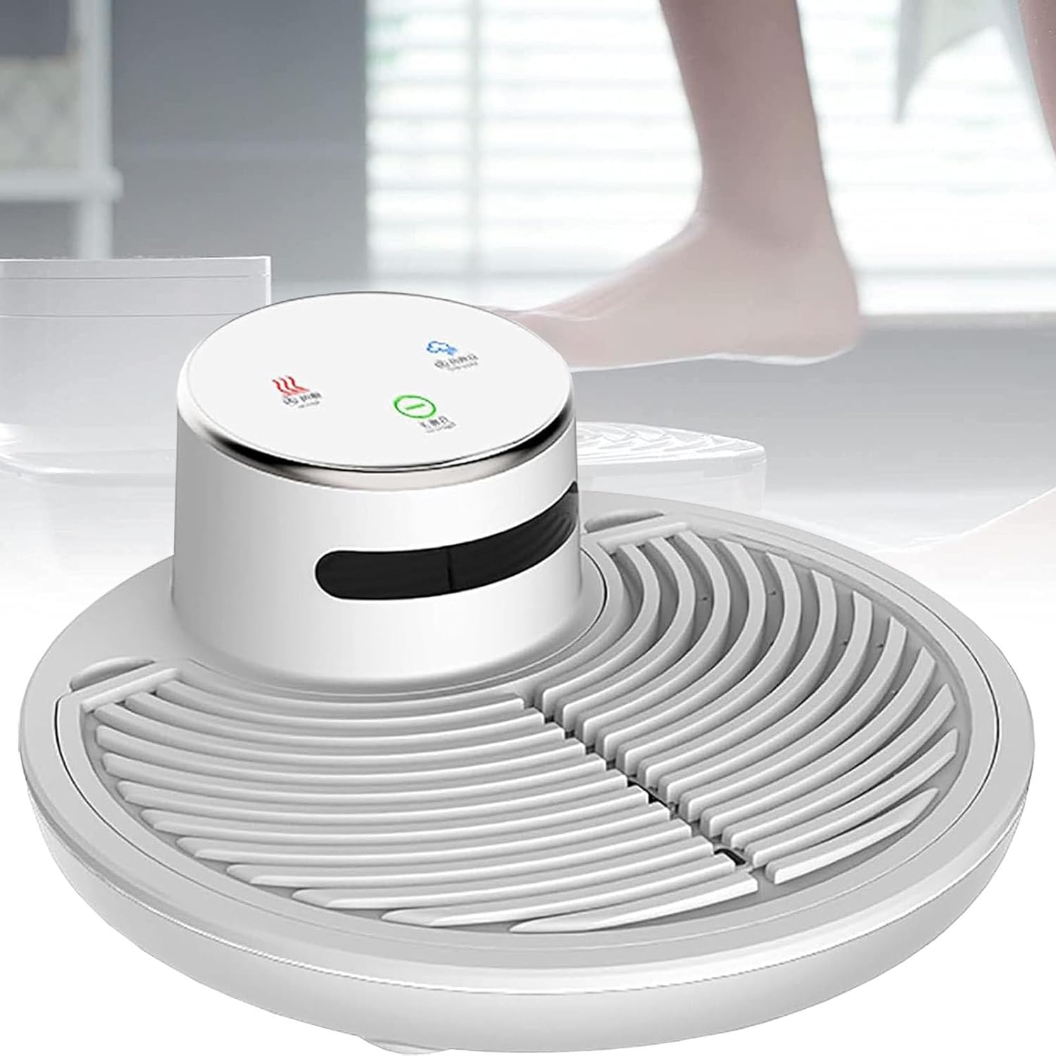 IonicWave Douche Droger | Volledig lichaam droger met warme en koude lucht, zware basis