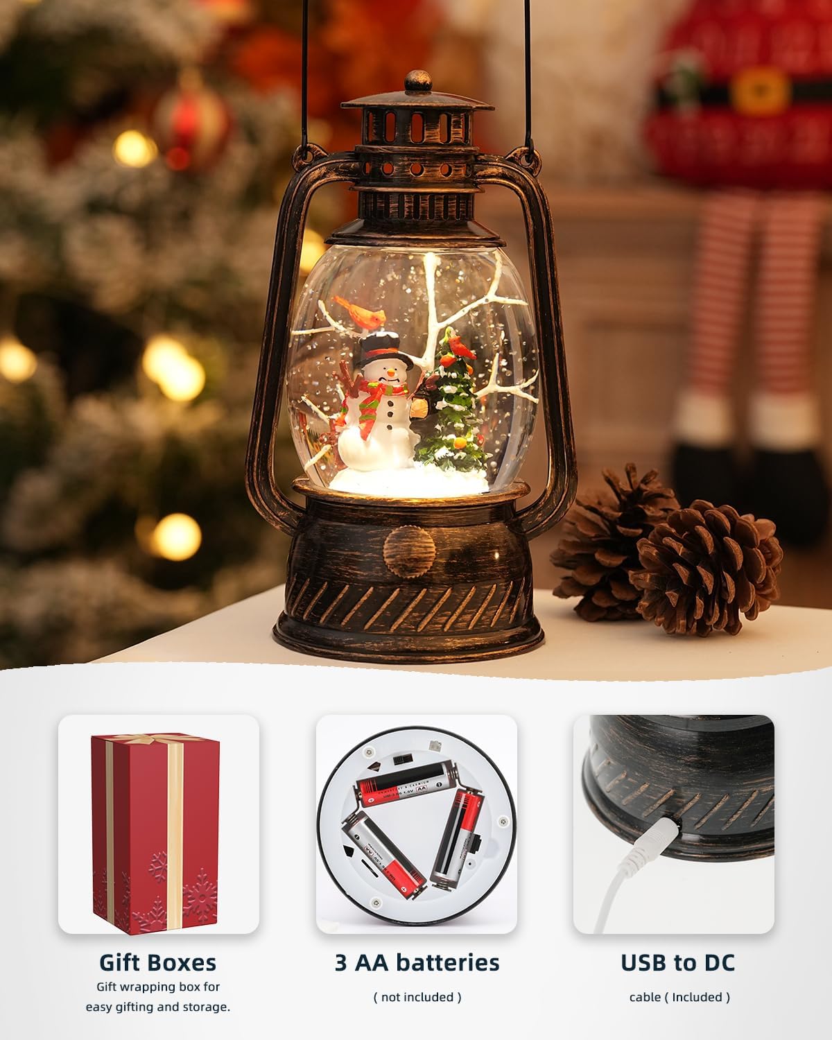 Herfstglans Decoratieve Lamp met Pompoenen – Warm LED-Licht en 6-Uur Timer