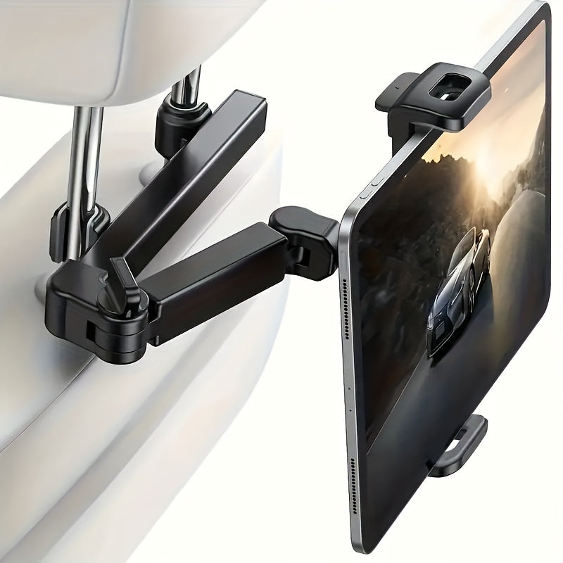 Verstelbare Tablet Houder voor Auto Hoofdsteun - Geschikt voor 5 tot 14 Inch Apparaten, Veilige en Veelzijdige Tablet Stand voor Reizen