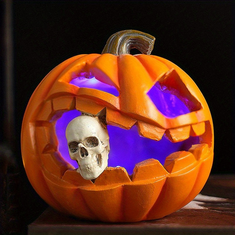 Spookachtige Realistische Jack O'Lantern Halloween Decoratie | Schedel Accessoire