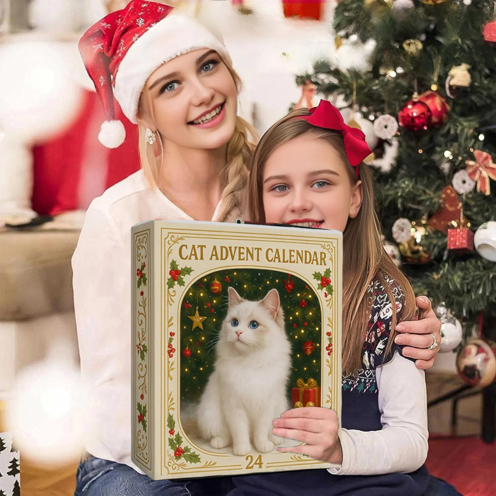 MeowMas | Kat Kerst Countdown Breng Vreugde en Kerstsfeer in Uw Huis