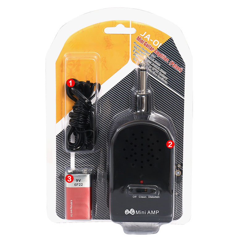 SonicElegance Luxe Draagbare Mini-Elektrische Gitaarversterker Set | Krachtige geluidservaring in een compact ontwerp
