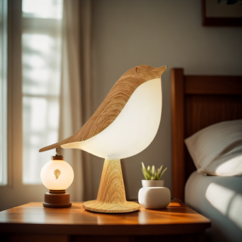 LumiNest Zachte Nachtlamp | Een charmante lamp die je ruimte kalmeert en verfraait