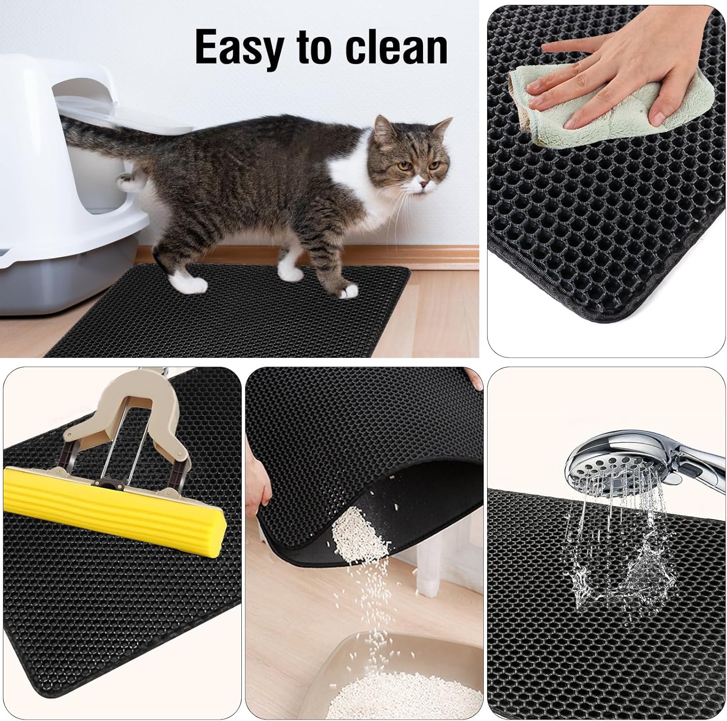 FelineElegance Luxe LitterMat | Hygiënische mat voor een schone kattenomgeving