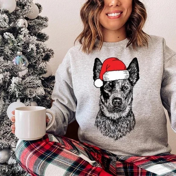 PawPrints Cozy Sweater | Gepersonaliseerde kersttrui met jouw huisdier voor een feestelijke look