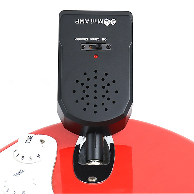 SonicElegance Luxe Draagbare Mini-Elektrische Gitaarversterker Set | Krachtige geluidservaring in een compact ontwerp