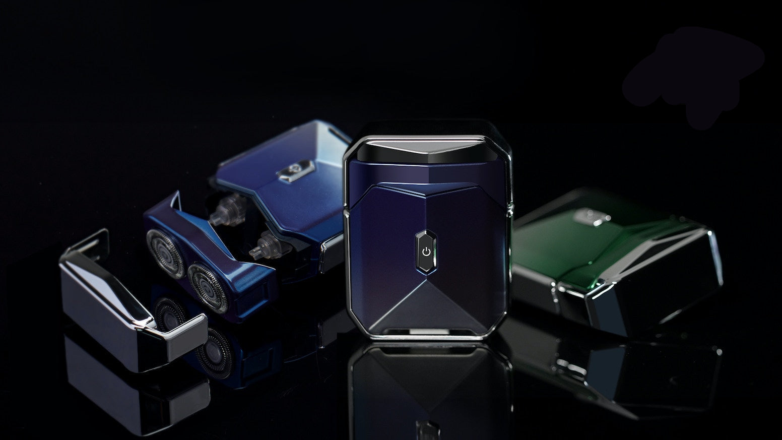 LuxRazor Elite Reis Scheerapparaat | Compact magnetisch ontwerp voor moeiteloos scheren onderweg