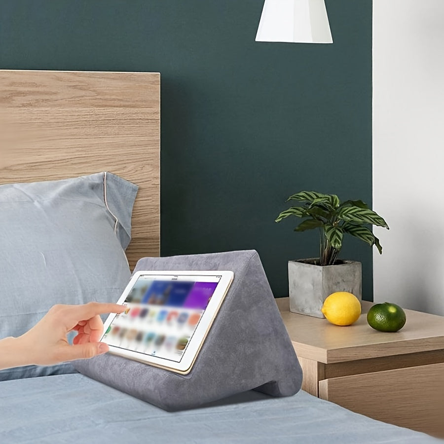 Verstelbare Tabletstandhouder met Zachte Stofontwerp voor iPad en Tablets – Perfect voor Lezen en Films