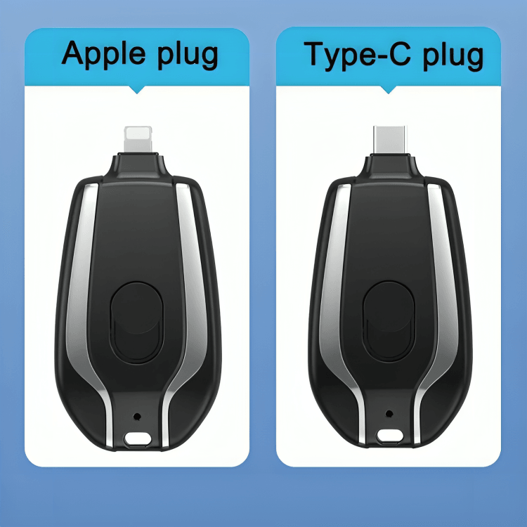 LuxPower Elite Mini-Powerbank | Compacte sleutelhanger met krachtige oplaadfunctie voor onderweg