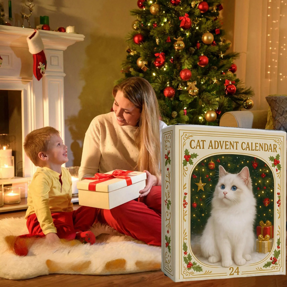 MeowMas | Kat Kerst Countdown Breng Vreugde en Kerstsfeer in Uw Huis
