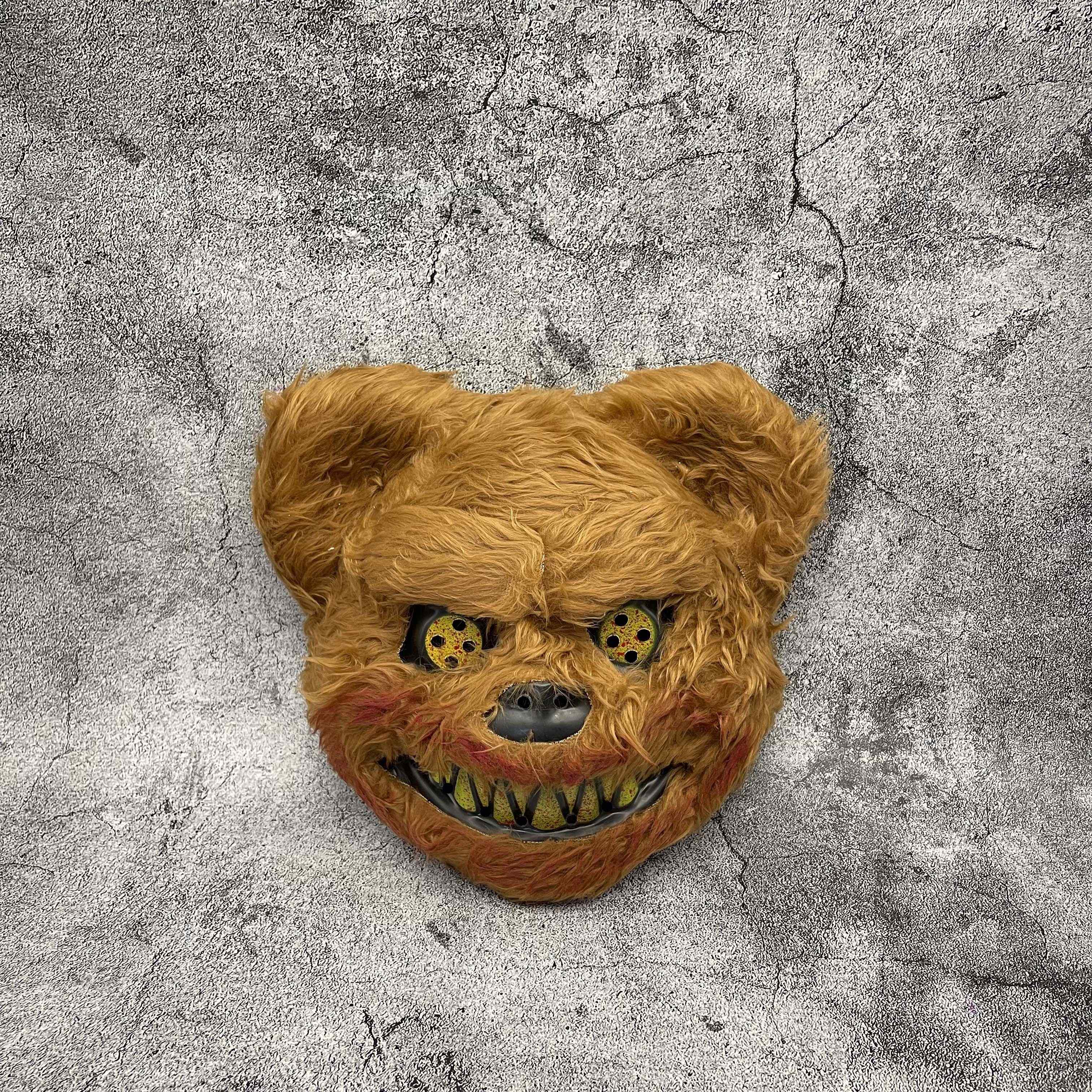 Unisex Engergende Furry Halloween Kostuum Masker | Horror Cartoon Stijl