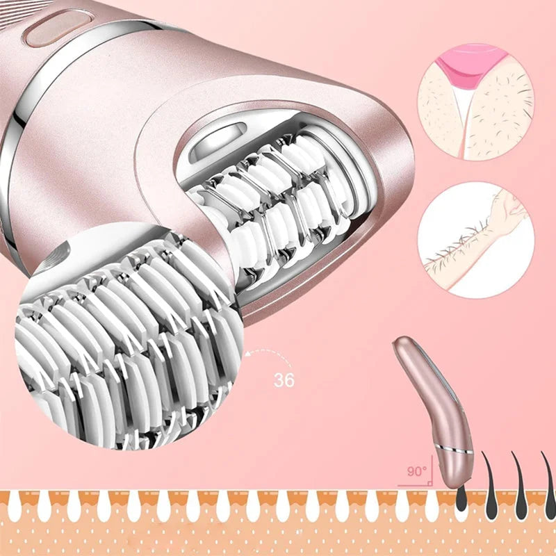 SkinGlide 3-in-1 Elektrisch Scheerapparaat – Waterdicht en Oplaadbaar