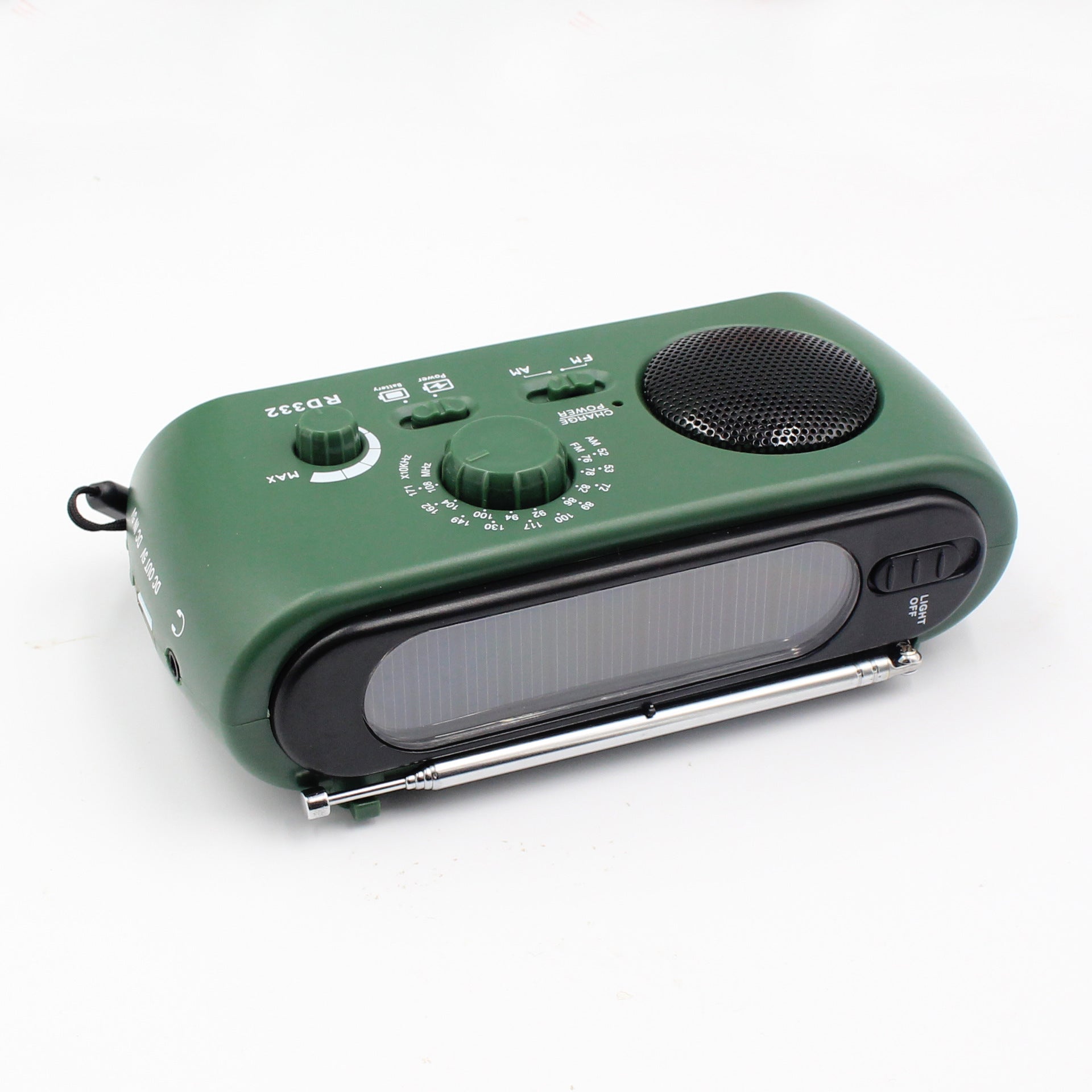 Draagbare Noodradio met AM/FM/NOAA, USB-lader, LED-zaklamp, Waterbestendig voor Kamperen en Buitenactiviteiten