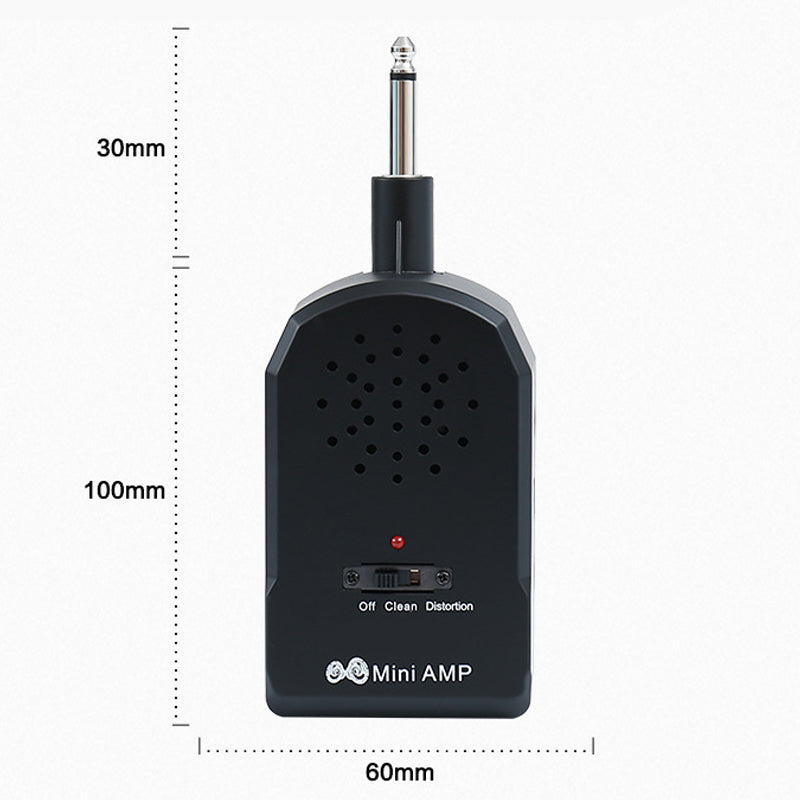 SonicElegance Luxe Draagbare Mini-Elektrische Gitaarversterker Set | Krachtige geluidservaring in een compact ontwerp
