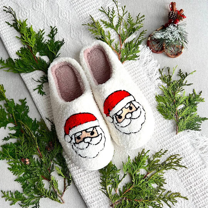 SnowJoy Kerstpantoffels – Warme Slippers met Feestelijk Design & Antislipzool