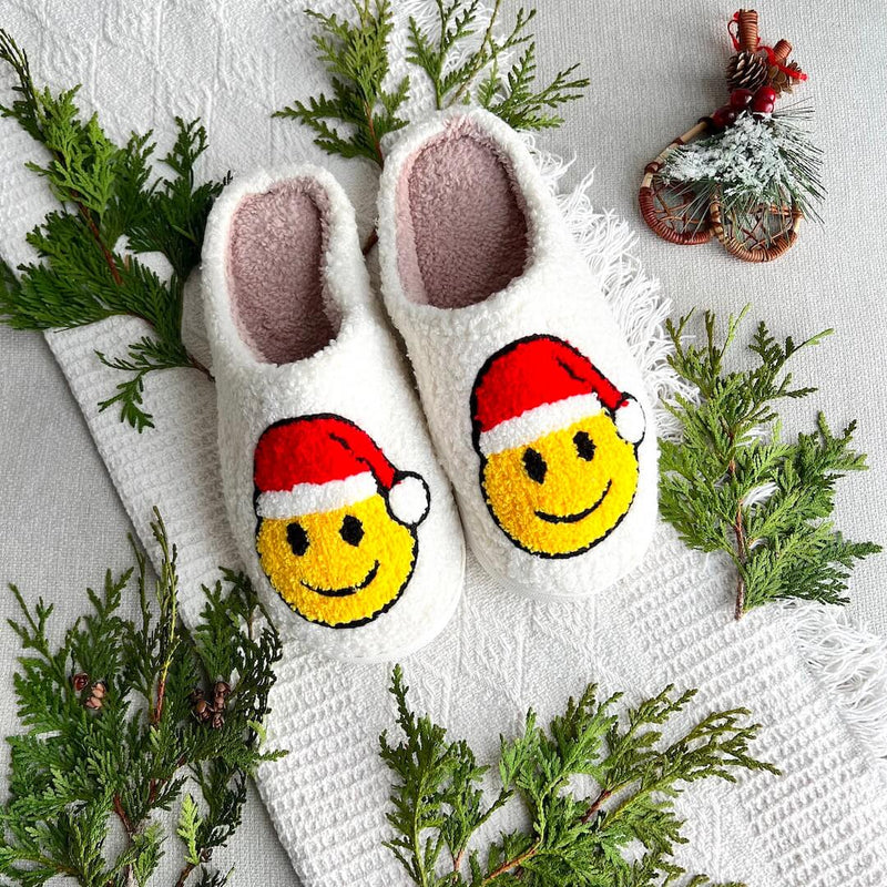 SnowJoy Kerstpantoffels – Warme Slippers met Feestelijk Design & Antislipzool