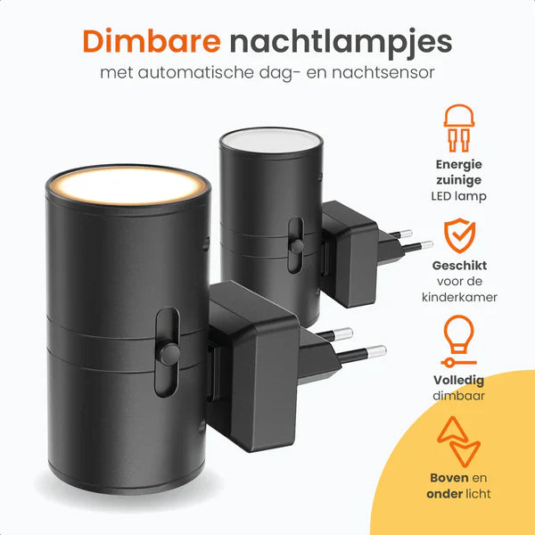 LuxeGlow Elegante Dimbare Nachtlamp | Creëer de perfecte sfeer met dimbare verlichting