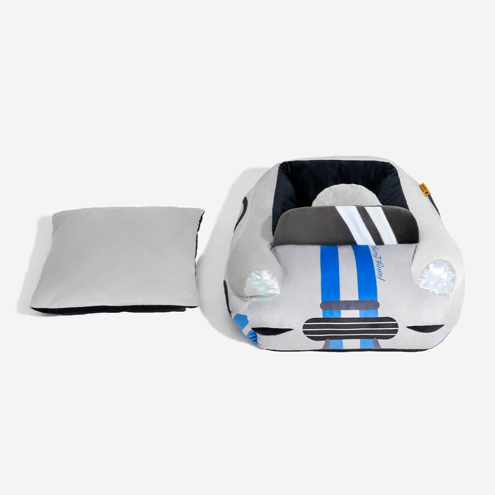 FurElegance Classic Convertible Raceauto Bed | Luxe bolster hondenbed voor stijlvolle comfort en ondersteuning