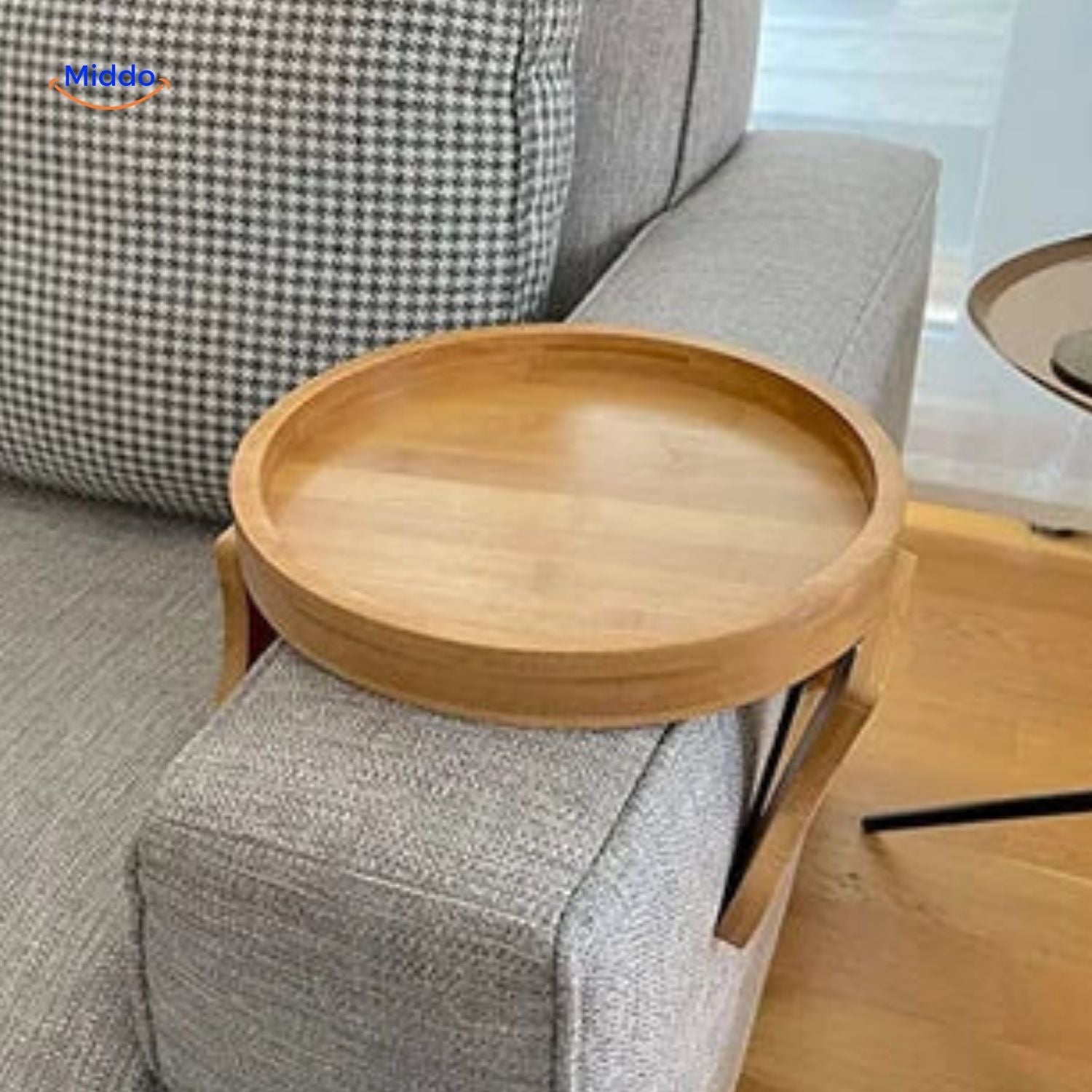 SitzGenuss Klapptisch | Praktische Armlehnentisch voor Snacks & Dranken