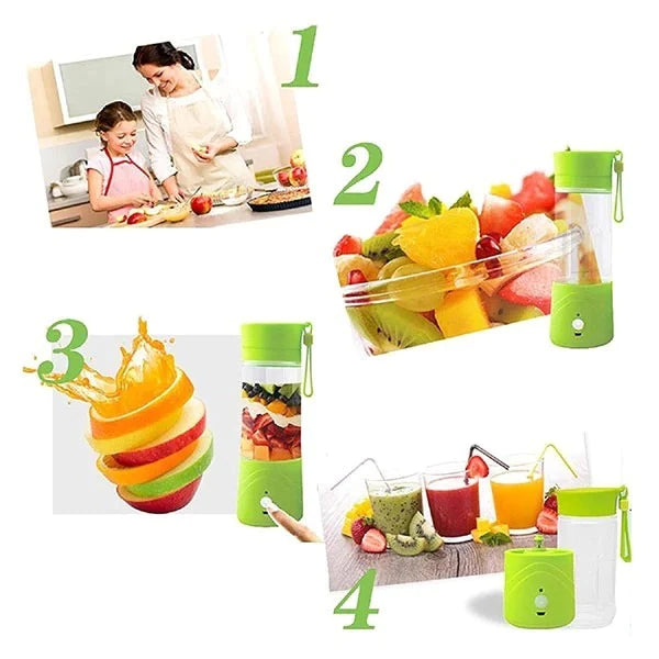 BlendLux Elite Juicer Blender | 6-blad USB oplaadbare draagbare blender voor moeiteloze smoothies onderweg