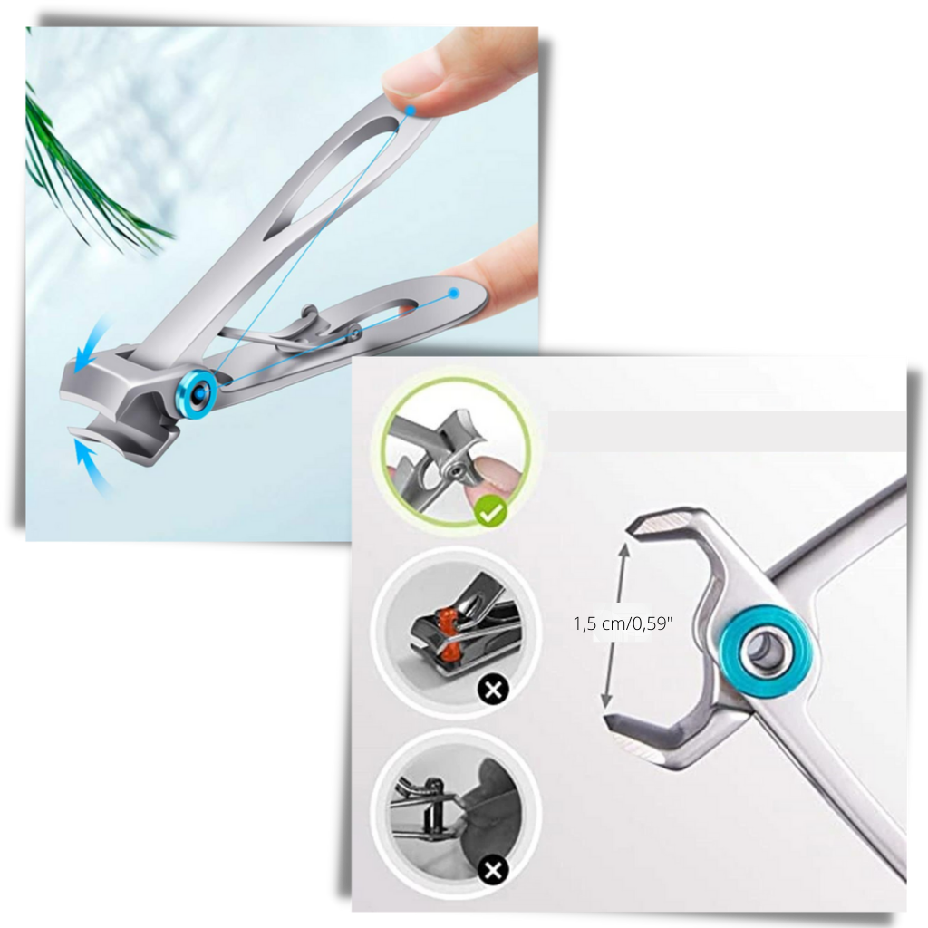 RVS Brede Kaak Nagelknippers